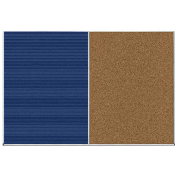Enclosed Corkboard, 1 Door, 24"x36", 4" Fra